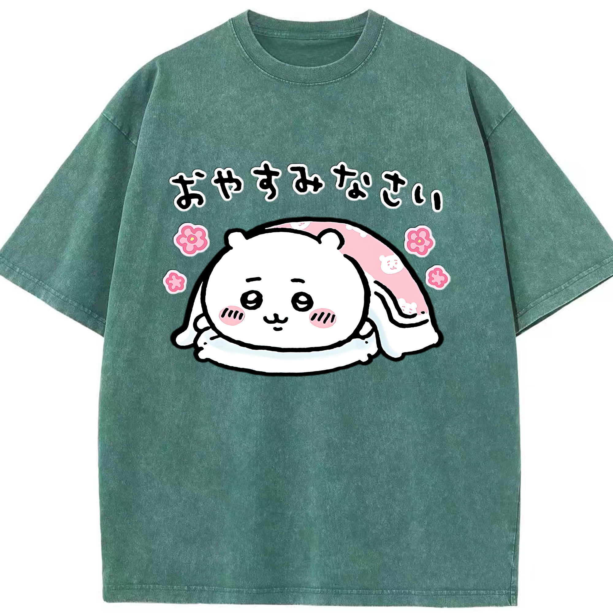 （画像用） ちいかわ ちいかわ Chii-kawa chiikawa 綿100% ヴィンテージ風 半袖Tシャツ（フロントプリント）